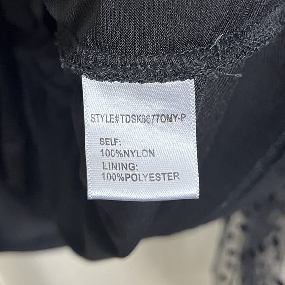 Anthropologie 4SI3NNA Chantria Polka Dot Tie Front Top Plus Size 3X Black - Picture 6 of 6